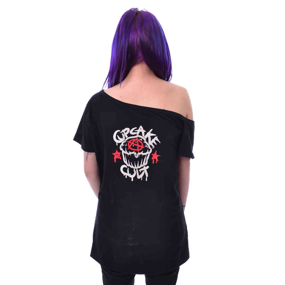 Cupcake Cult - UNICORN HEART FIGHT Top - Black